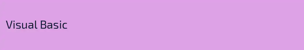 Visual Basic